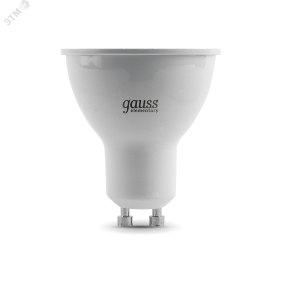 Лампа светодиодная LED 7 Вт 530 лм 3000К AC180-240В GU10 софит MR16 теплая  Elementary Gauss Gauss 13617