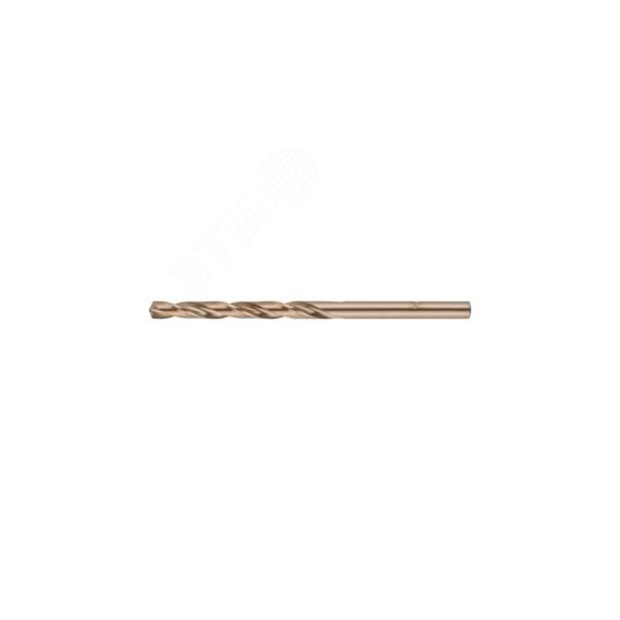 Сверла по металлу HSS с добавкой кобальта 8% Профи ( М42 ) в блистере 5.0х86 мм ( 1 шт.) FIT 33893