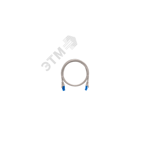 Шнур U/UTP 4 пары Кат.6 2хRJ45/8P8C T568B 7х0205мм PVC серый 05м NIKOMAX/NIKOLAN NMC-PC4UE55B-005-GY