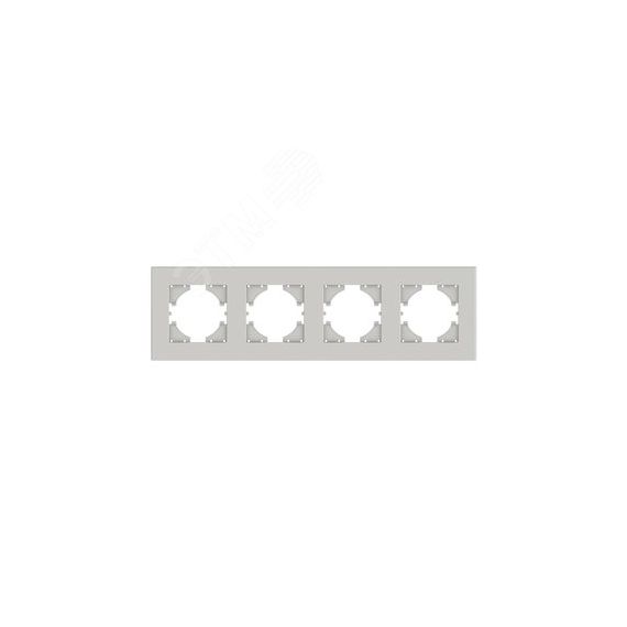 GUSI City рамка 4-местная, цвет жемчуг GUSI Electric С1114-028