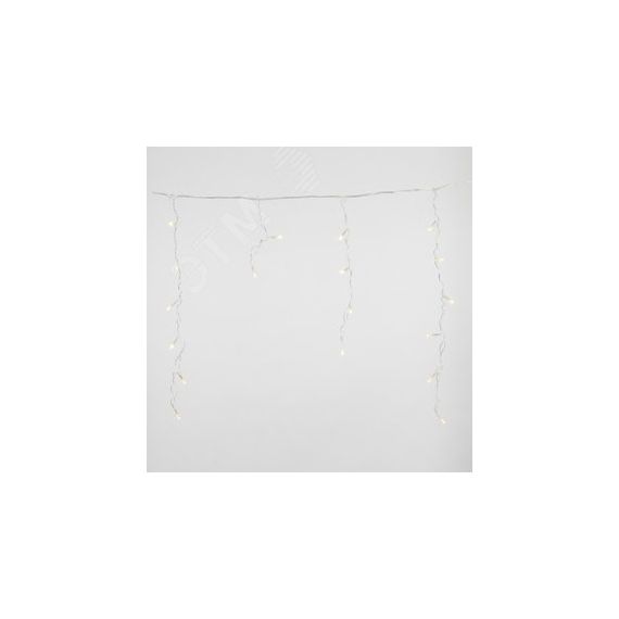 Бахрома светодиодная 2м 48 светодиодов Теплый Провод прозрачный ULD-B2005-048/DTA WARM WHITE IP20 Uniel UL-00010872