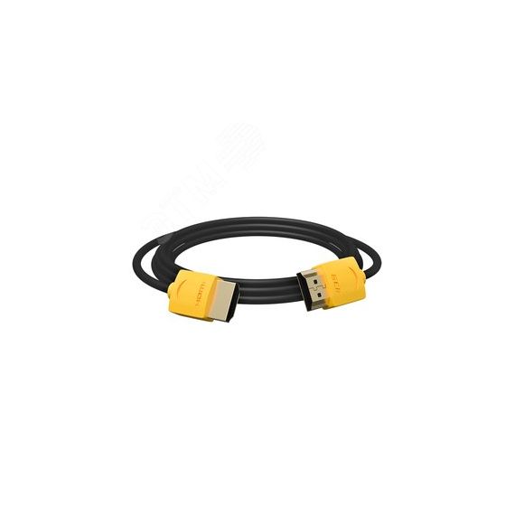 Кабель HDMI 2.0, Ultra HD 19М на 19М, 1.5 м., SLIM желтый Greenconnect GCR-51575
