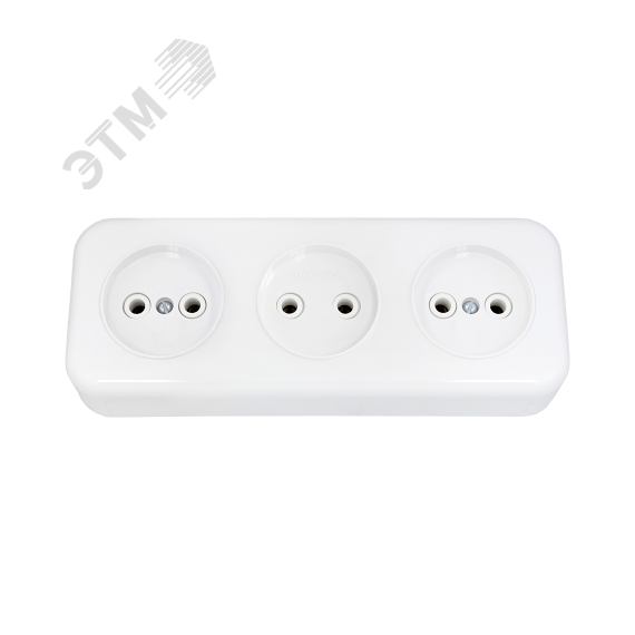 Беларусь Розетка тройная наружная БелТИЗ РА16-244