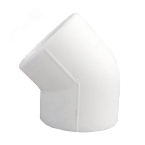 Угольник 90 мм, 45 град. полипропиленовый PPR белый VALFEX 10107090