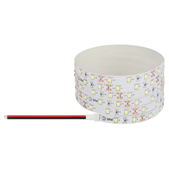 Светодиодная лента LS2835-60LED-IP20-W-eco-5м 12В ЭРА Б0035586