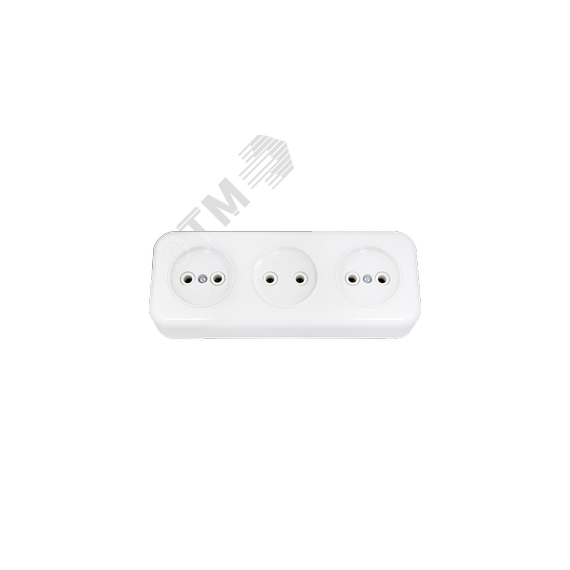 Беларусь Розетка тройная наружная БелТИЗ РА16-244