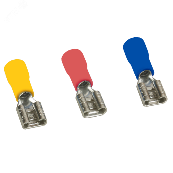 Разъем плоский РпИм OptiKit S-Pm-PVC-2-5-0,4(100шт) КЭАЗ 278085