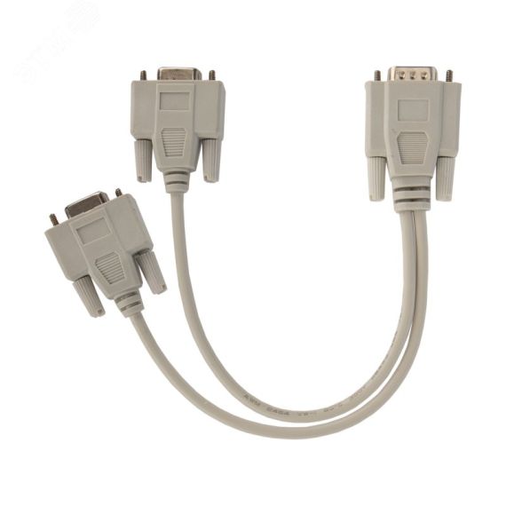 Переходник штекер VGA - 2 гнезда VGA, провод,, REXANT 17-6834
