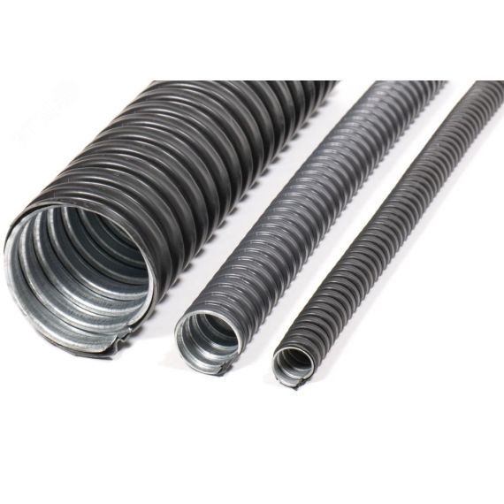 Металлорукав в ПВХ изоляции МРПИ НГ 35 черный ГОФРОМАТИК ЗЭТА Новосибирск zeta42237