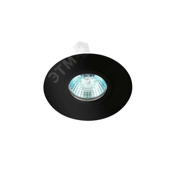 Cветильник встраиваемый алюминиевый KL83 BK MR16/GU5.3 черный ЭРА Б0054345