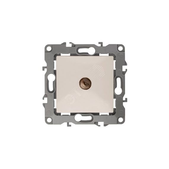 Розетка TV одиночная, Эра12, слоновая кость, 12-3101-02 ЭРА Б0014706