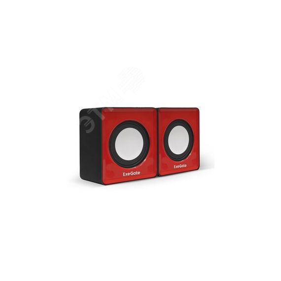 Акустическая система 2.0 Disco 140 Red (питание USB, 2х3Вт) Exegate EX289920RUS