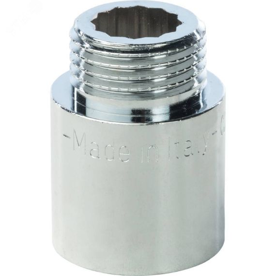 Удлинитель НВ 1/2'x25 мм, хромированный STOUT SFT-0002-001225
