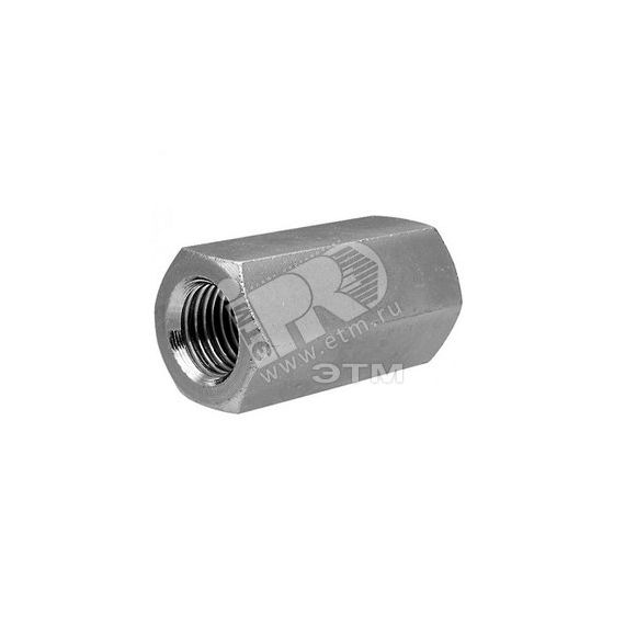 Гайка DIN6334 М20 удлиненная соединительная оцинкованная (1 шт) Tech-Krep 112841