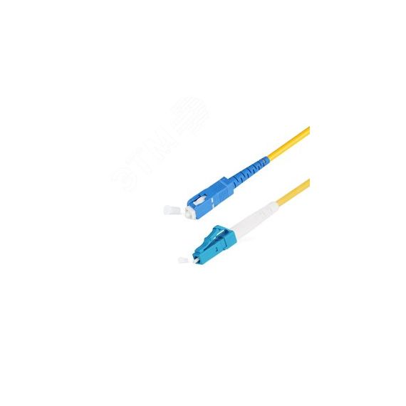 Шнур оптический spc LC/UPC-SC/UPC 9/125 3.0мм 5м  LSZH (патч-корд) NTSS NTSS-SPC-9-LC/U-SC/U-3.0-5