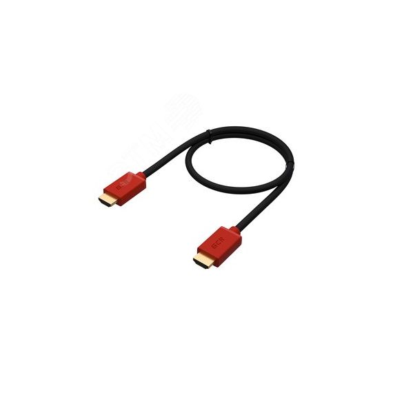 Кабель HDMI 2.0, Ultra HD 19М на 19М, 2 м., красный Greenconnect GCR-HM451-2.0m