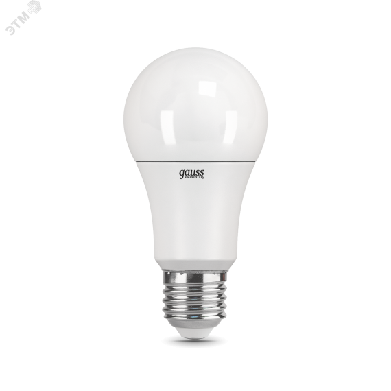 Лампа светодиодная LED 15 Вт 1480 лм 6500К AC180-240В E27 А60 (груша) холодная  Elementary Gauss Gauss 23235