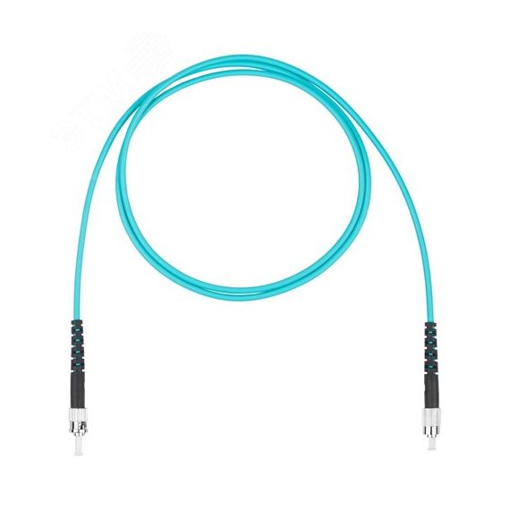 Шнур оптический коммутационный (патч-корд), FC-ST симплекс simplex OM3, нг(А)-HF, бирюзовый, 2,0 м Datarex DR-222323
