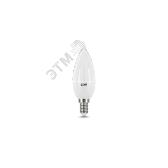 Лампа светодиодная LED 12 Вт 880 лм 3000К AC180-240В E14 свеча теплая  Elementary Gauss Gauss 33112