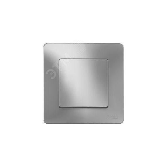 BLANCA скрытой установки одноклавишный выключатель (cх.1), 10A, 250B, алюминий SE (Systeme) BLNVS010103