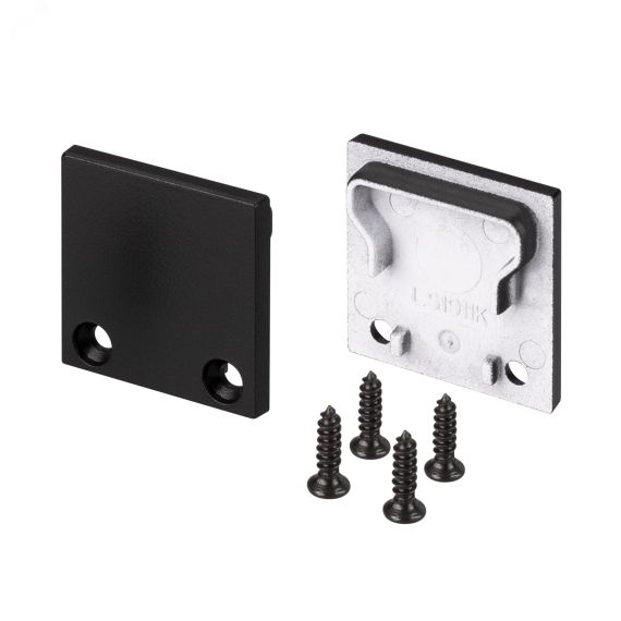Заглушка SL-LINE-2011M SQUARE BLACK глухая (ARL, Пластик) Arlight 029180