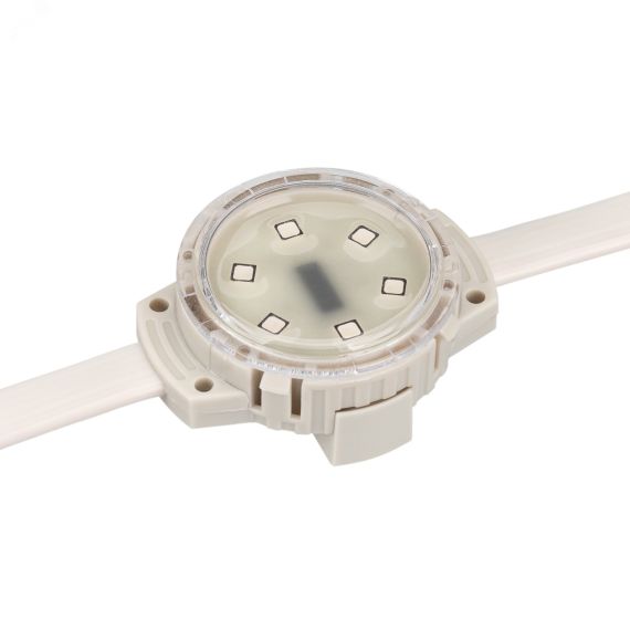 Модуль управляемый SOLEX-DMX-3535-6-24V RGB 120deg (D40x16mm, 1.5W, IP67) (, -) Arlight 028882