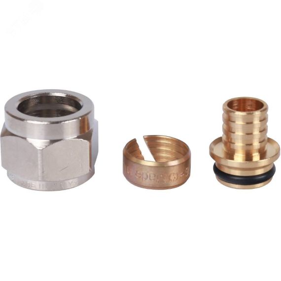 Фитинг компрессионный 16х2,0x1/2' для труб из сшитого полиэтилена STOUT SFC-0024-001620