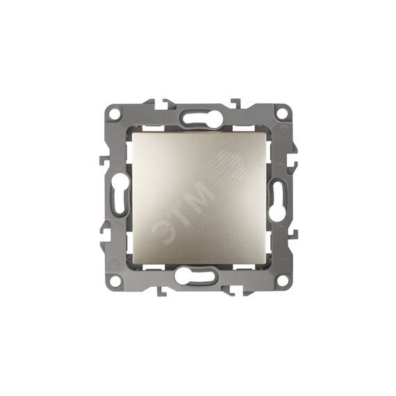 Выключатель, 10АХ-250В, б.л., Эра12, шампань,12-1001-04 ЭРА Б0014630