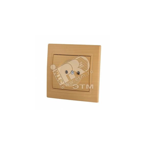 Мира Розетка без заземления керамика ясень Lezard 701-4747-121