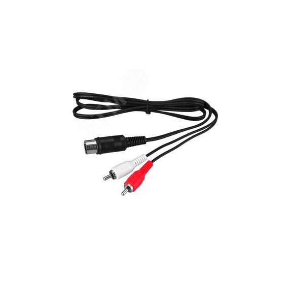 Шнур DIN 5 Pin - 2 RCA, длина 1,2 метра, REXANT 17-2512-4