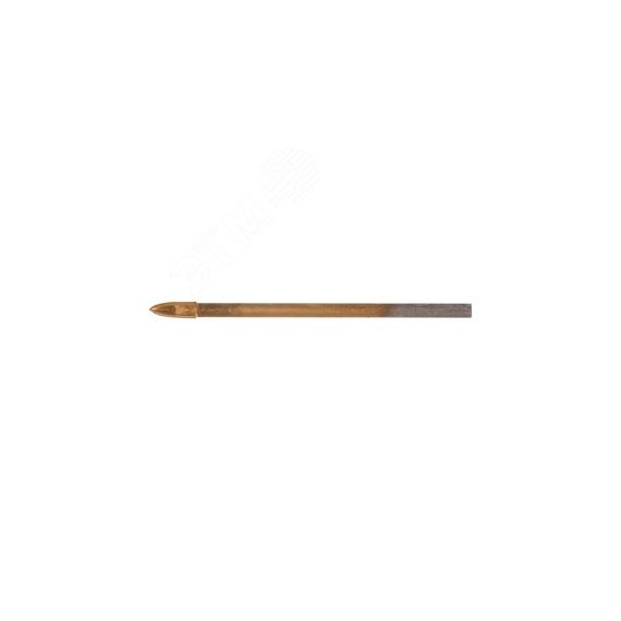 Сверло по кафелю и стеклу, 4 режущие кромки, титановое покрытие 4х60 мм FIT 35484