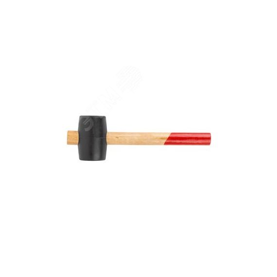 Киянка резиновая, деревянная ручка 45 мм (230 гр) КУРС 45345