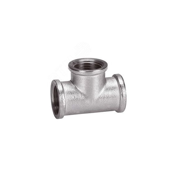 Тройник ВВВ 3/4'х3/4'х3/4' никелированный AQUALINK 02569