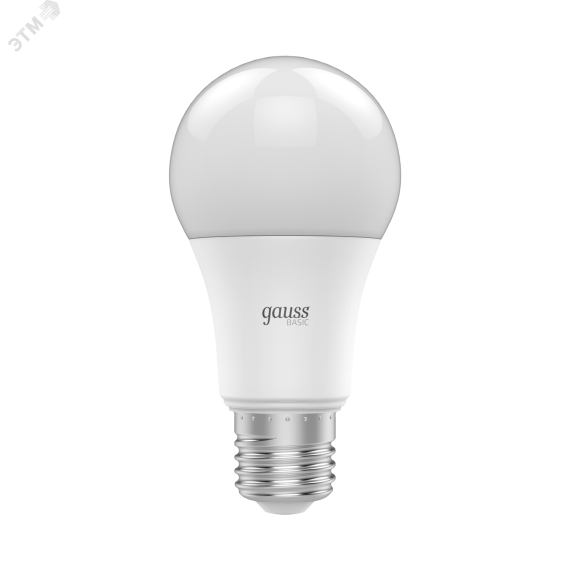Лампа светодиодная LED 13.5 Вт 1300 лм 4100К AC180-240В E27 А60 (груша) нейтральный  Basic Gauss Gauss 1023224