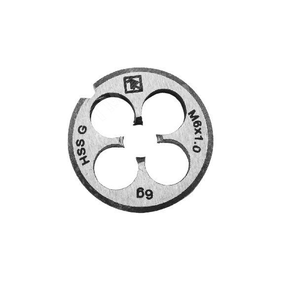 Плашка D-COMBO круглая ручная М7х1.0, HSS, Ф25х9 мм Thorvik MD71