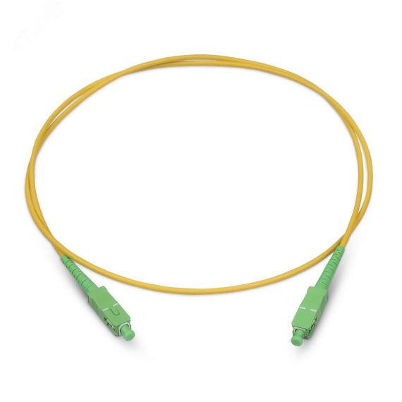 Шнур оптический simplex 3м SC/APC-SC/APC 9/125 sm LSZH Cabeus FOP(s)-9-SC/APC-SC/APC-3m