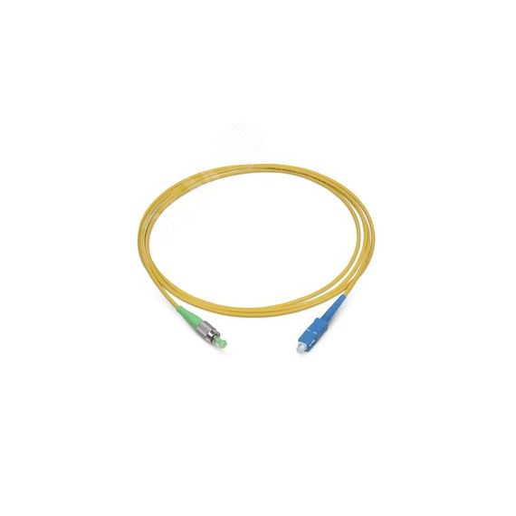 Шнур оптический simplex 3м FC/APC-SC/UPC 9/125 sm LSZH Cabeus FOP(s)-9-FC/APC-SC/UPC-3m