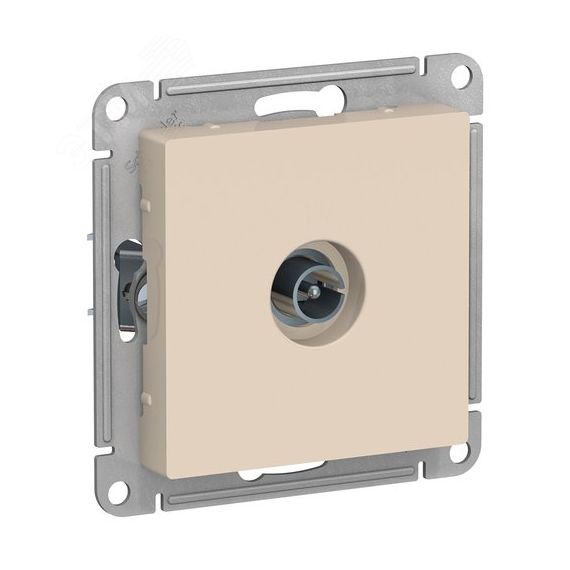 Антенна ATLASDESIGN TV коннектор механизм бежевый SE (Systeme) ATN000293