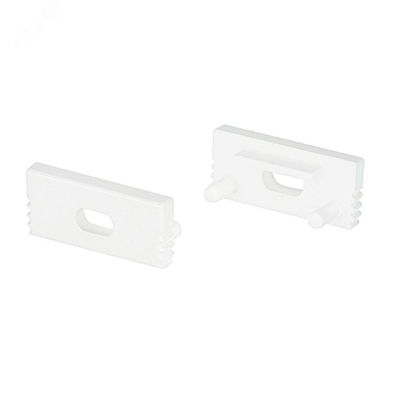 Заглушка SL-SLIM-H7 WHITE с отверстием (пластик) Arlight 037533