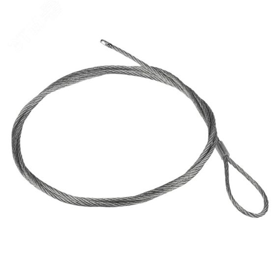 Трос стальной с петлей L=2м (2мм) EKF trp-2