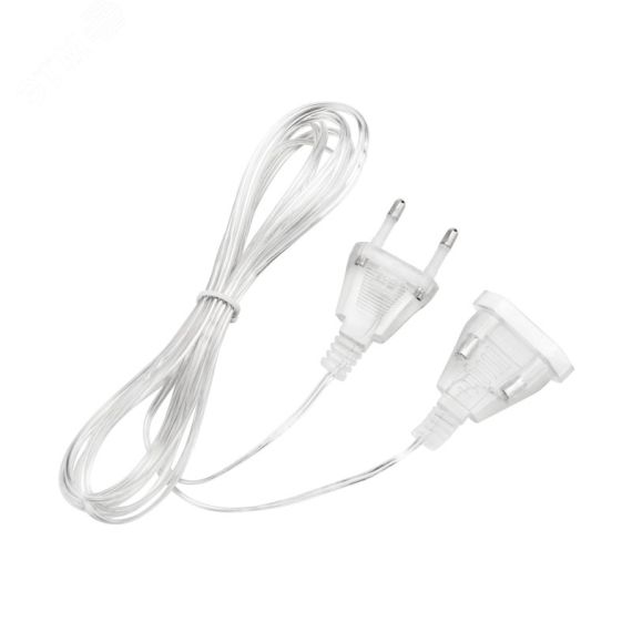 Удлинитель для домашних гирлянд 3 м прозрачный ПВХ Neon-Night 315-424