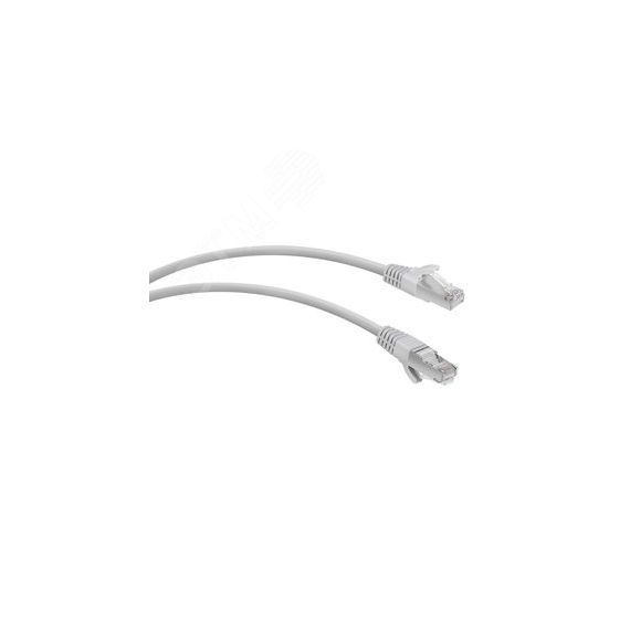 Патч-корд F/UTP категория 5е 2xRJ45 экранированный серый LSZH 2м WRline WRline WR-PC-RJ45-FTP-5E-2-GY
