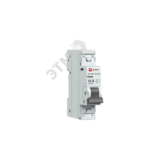 Выключатель нагрузки 1P 16А ВН-63N PROxima EKF S63116