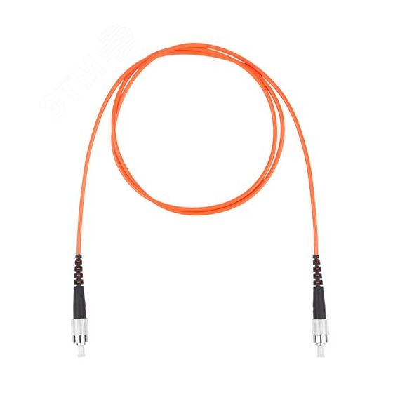 Шнур оптический коммутационный (патч-корд), FC-FC симплекс simplex OM2, нг(А)-HF, оранжевый, 1,5 м Datarex DR-222212