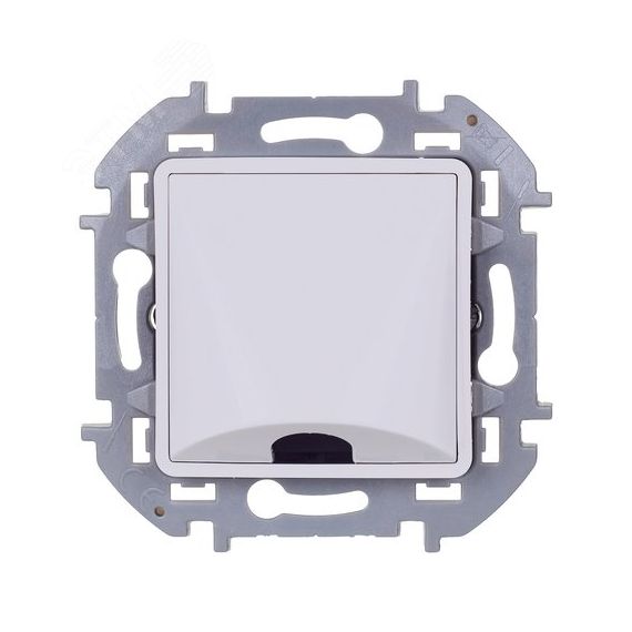 Вывод кабеля с зажимом для крепления INSPIRIA белый Daccord/Legrand 673890