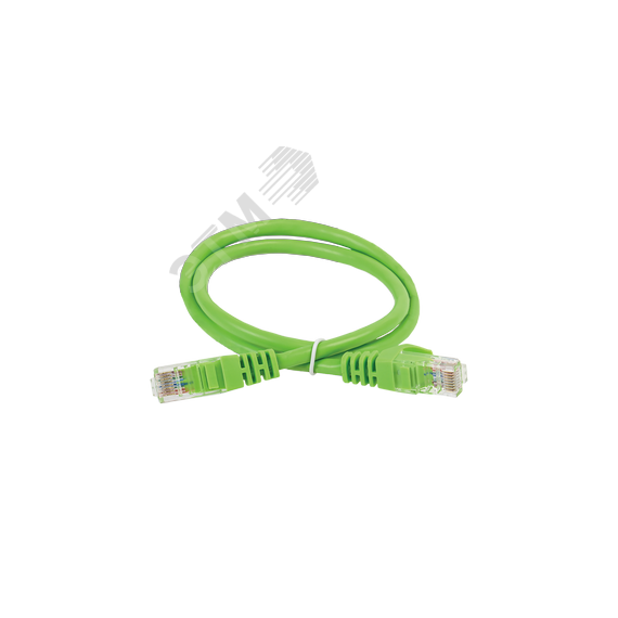 Шнур коммутационный (патч-корд) кат.5Е UTP 5м зеленый GENERICA Generica PC02-C5EU-5M-G