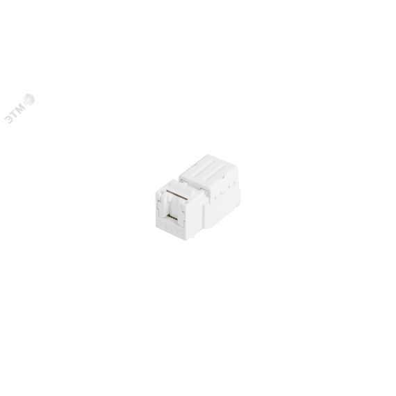 Модуль Keystone, Кат.5e, RJ45/8P8C, для FT-TOOL, неэкраннированный, со шторкой, белый NIKOMAX/NIKOLAN NMC-KJUD2-ST-WT