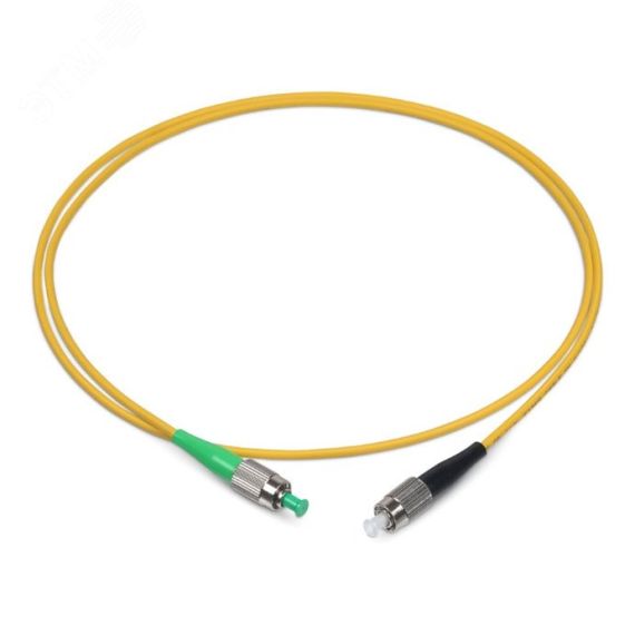 Шнур оптический simplex 2м FC/APC-FC/UPC 9/125 sm LSZH Cabeus FOP(s)-9-FC/APC-FC/UPC-2m