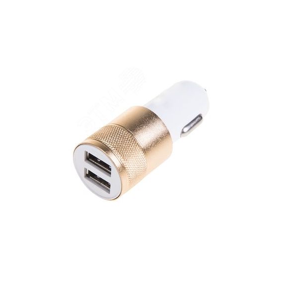 Автозарядка в прикуриватель 2хUSB, АЗУ, 1000+2100 mA, REXANT 18-1199