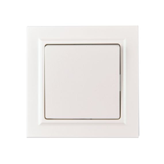 BRITE Выключатель 1-клавишный 10А в сборе ВСР10-1-0-БрЖ жемчуг IEK